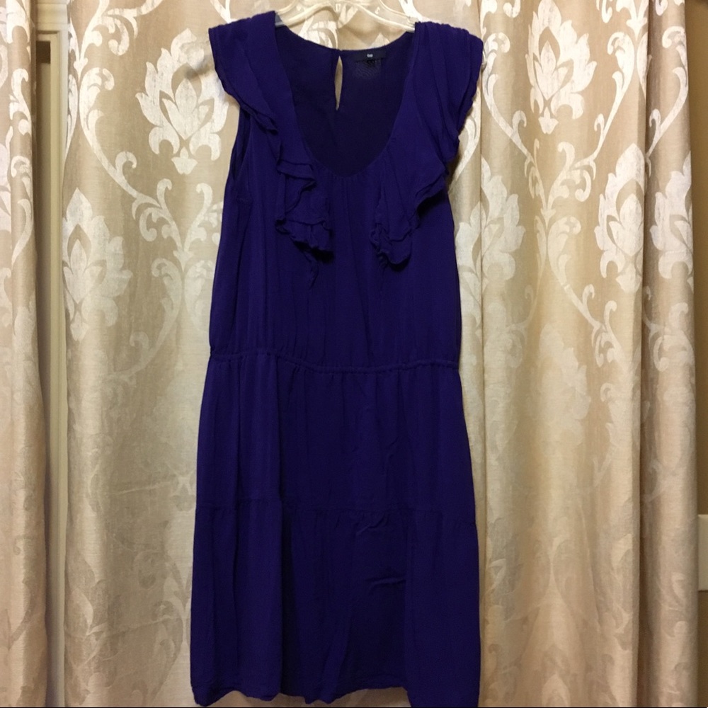 GAP Purple Summer Dress Sz Large Knee Length