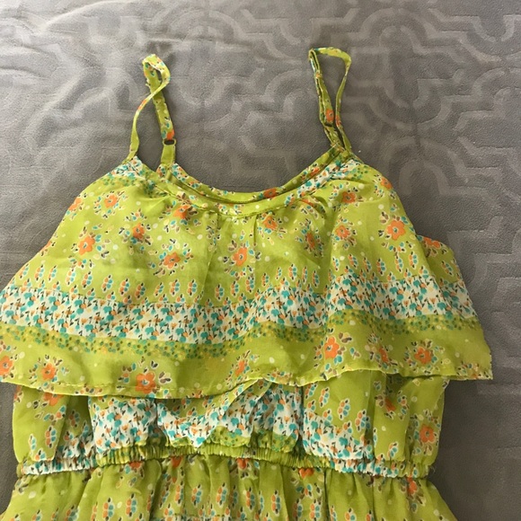 Green floral dress - Picture 2 of 4