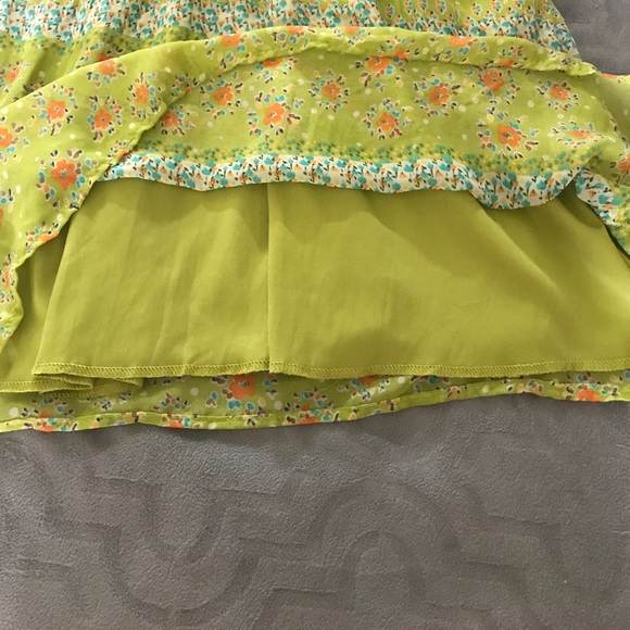 Green floral dress - Picture 3 of 4