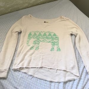 Graphic Billabong Cream Sweater