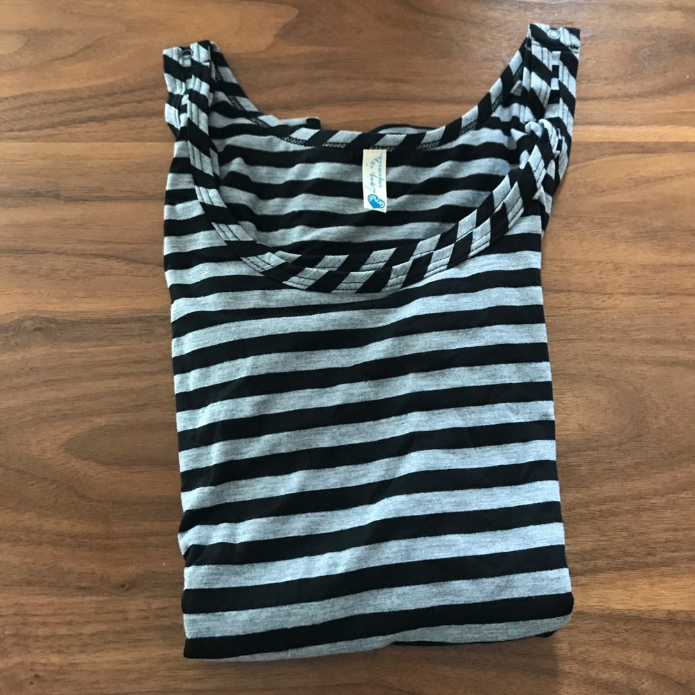 Bun maternity nursing tank top