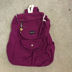 Purple Jansport Backpack