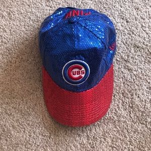 PINK Cubs Sequined Hat