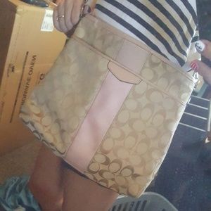 Authentic Coach cross-body purse