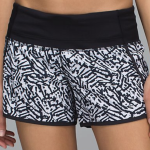 Lululemon Run Times Brushed Animal W/B shorts
