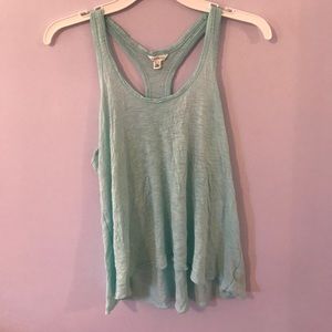 TWO Blue and Black Aeropostale Tank Tops!