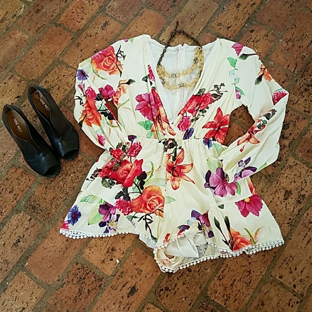 Floral romper