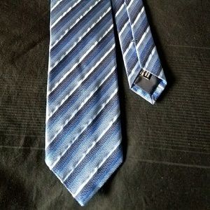 DUNCAN QUINN Blue Silk Tie