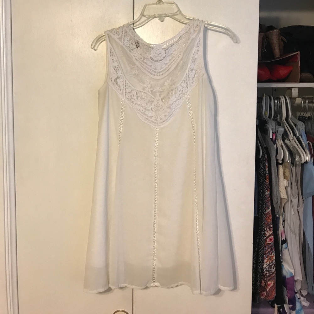 Lace boho dress