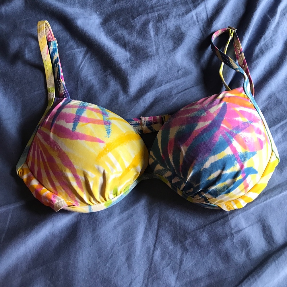 Colorful bikini top