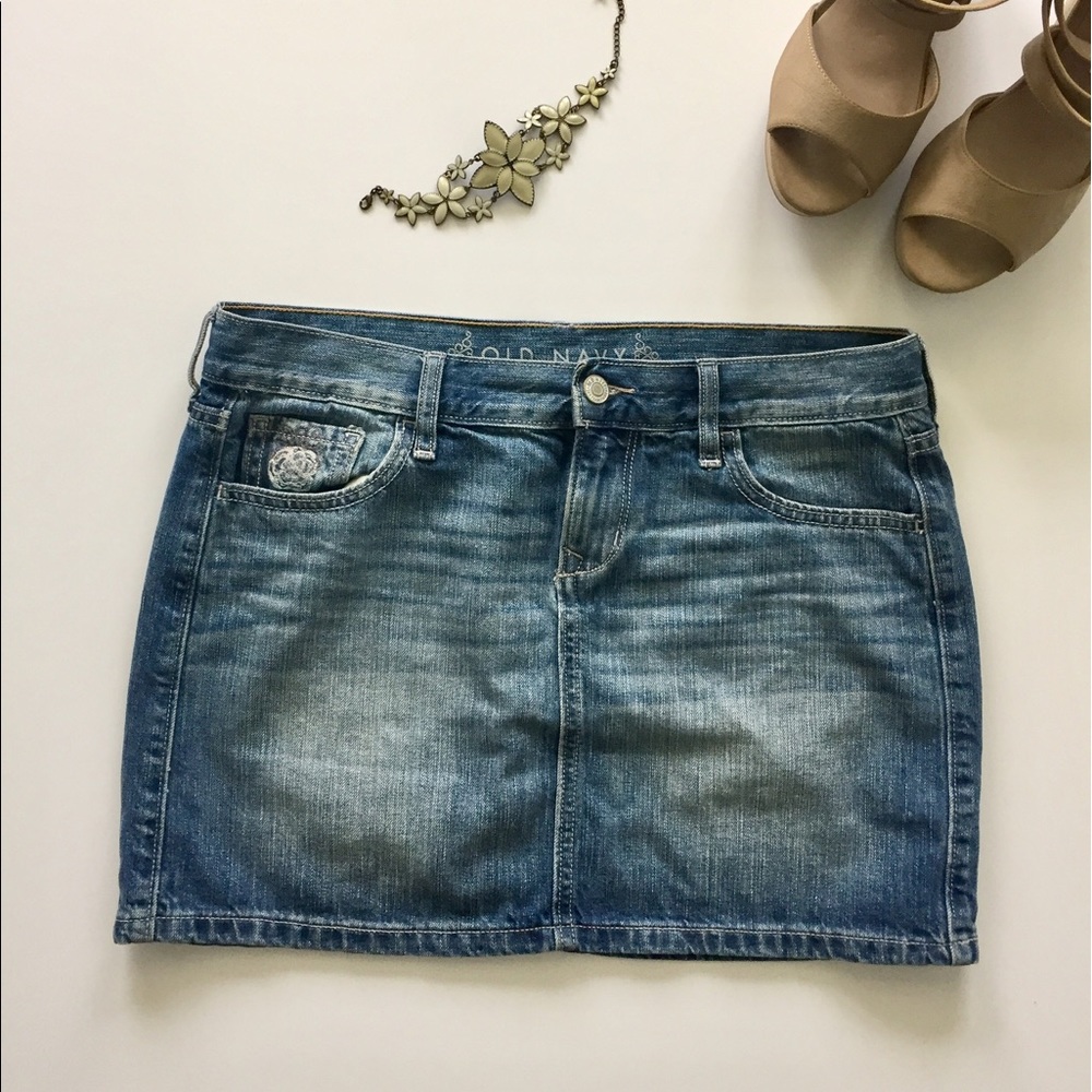 Denim Mini Skirt