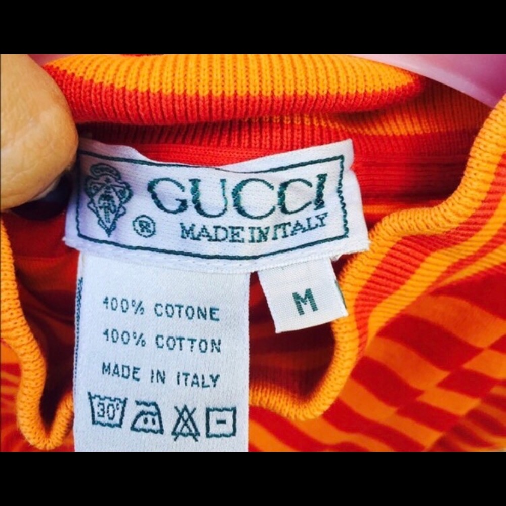 Vintage Gucci Striped Sleeveless Top