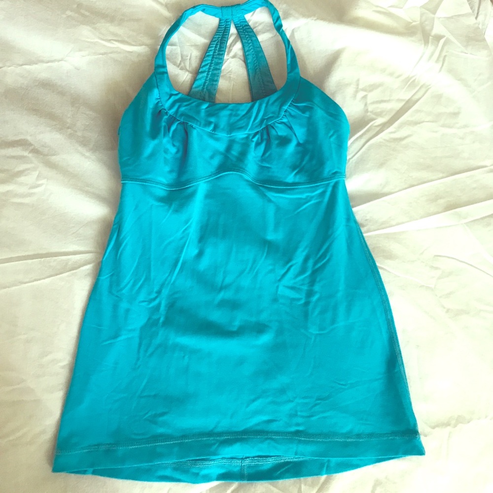 Lululemon workout top with built-in bra - 6