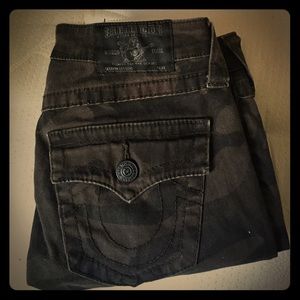 True Religion Dark Camo Jeans