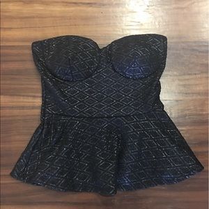 Windsor Peplum Tube top