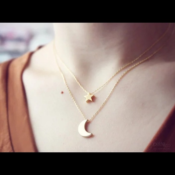 Star & Moon Necklace - Picture 2 of 4