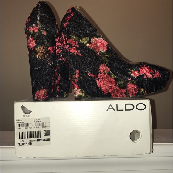 Aldo flowery wedge - Picture 3 of 3