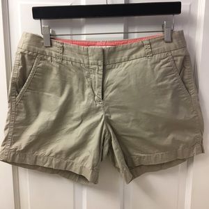 Khaki Stretch Chino Shorts