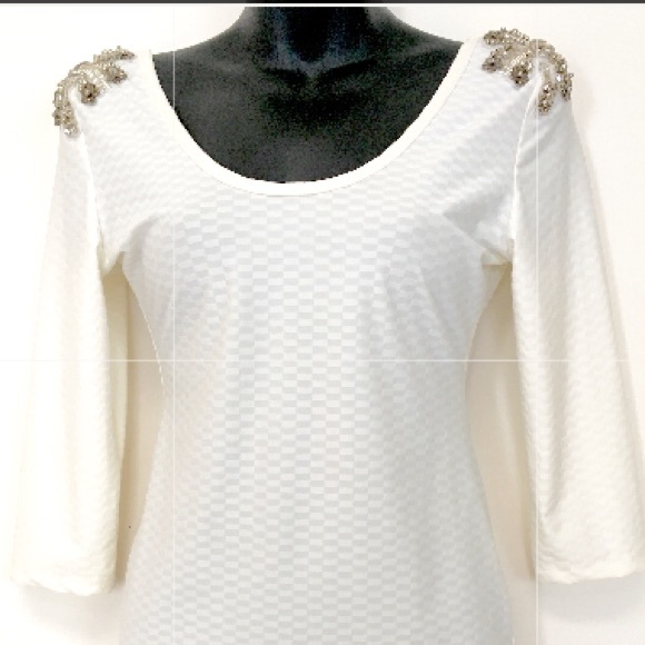 All White Party Dress - Picture 3 of 4