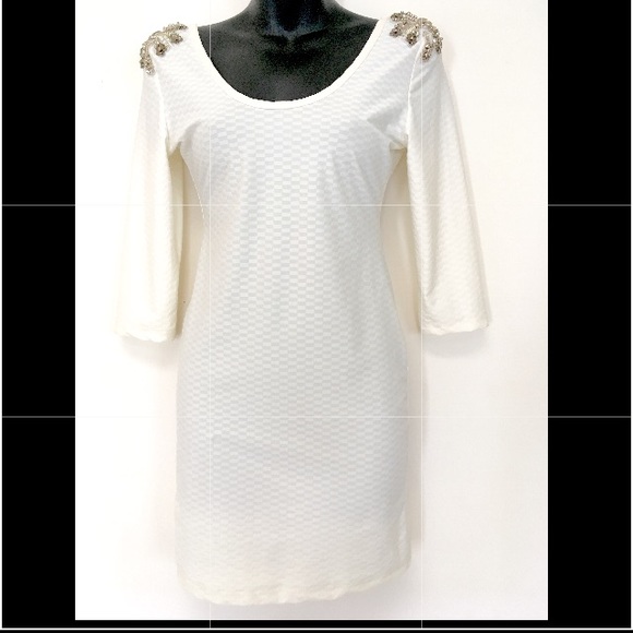 All White Party Dress - Picture 4 of 4