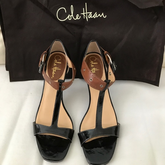 Cole Haan London Air.T-Strap Black Patent - Picture 5 of 7