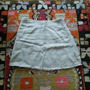 Reformation linen skirt