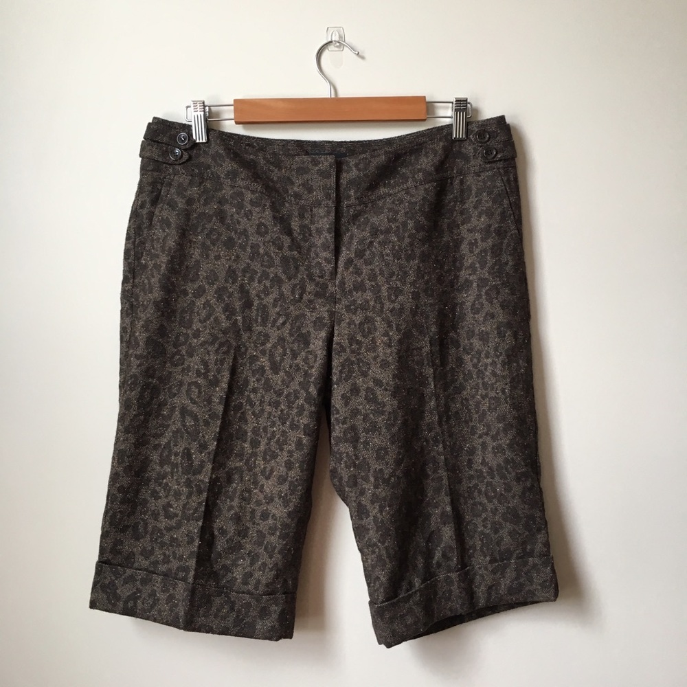 The Limited Leopard Print Dress Shorts