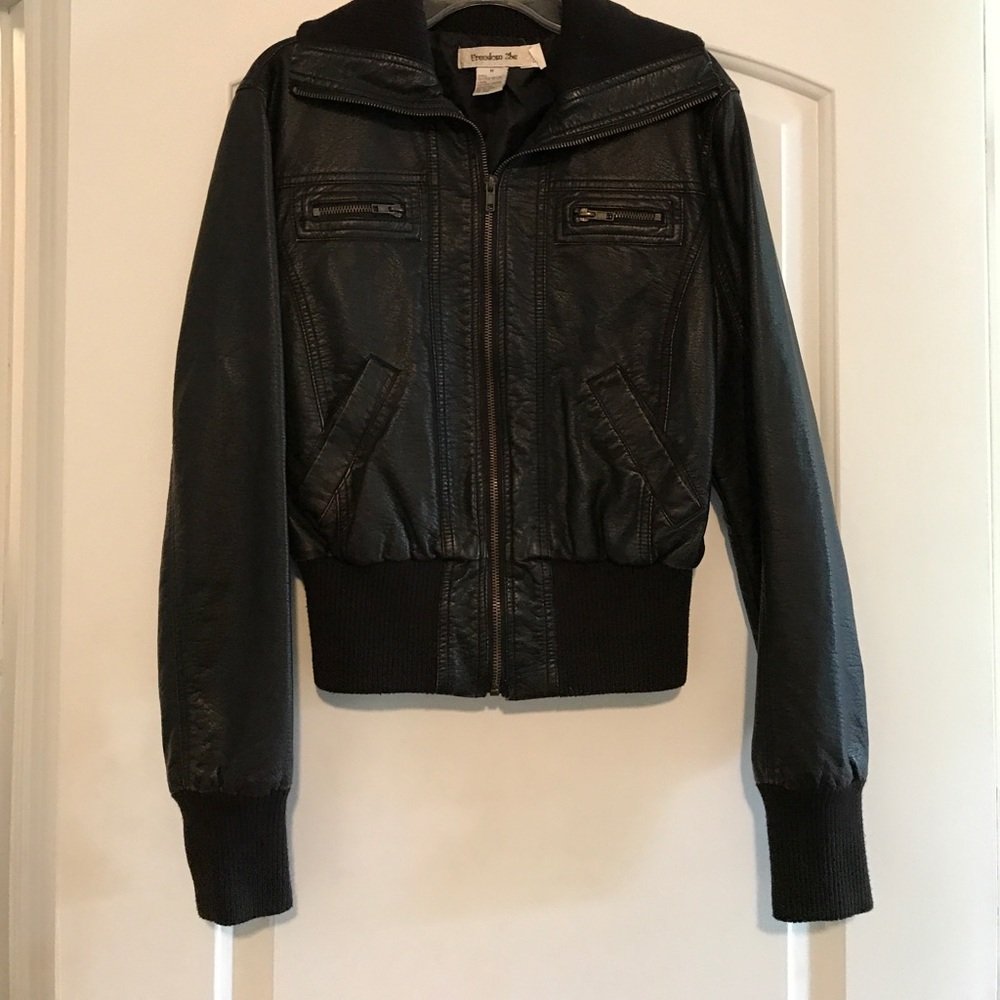 Leather jacket