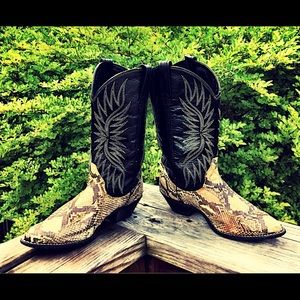 Snake Skin Western Boots