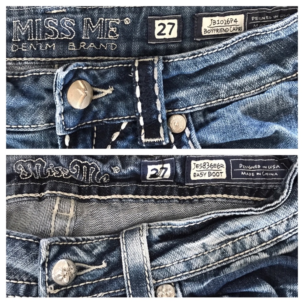 2 Pair Miss Me Jeans
