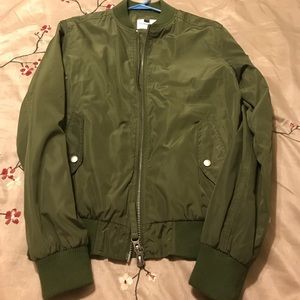 Green TopMan bomber jacket