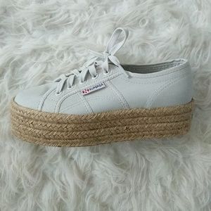 Superga espadrille platforms