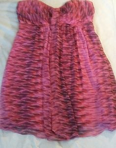 Strapless free flowing dress