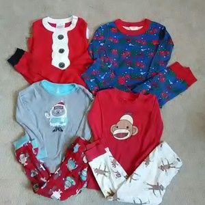 Sz 4 pajama pj lot Hanna Andersson Petit Lem