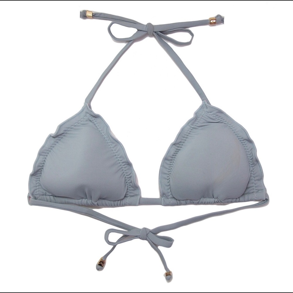 Gray Ripple Top