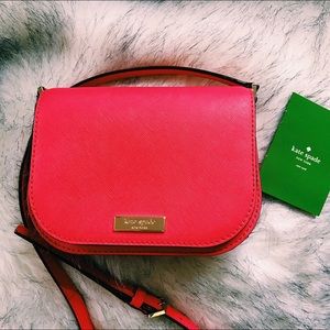 🆕 Kate Spade ♠️ Small Pink Leather Crossbody bag