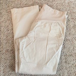 Khaki maternity pants!