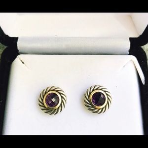 David Yurman Amethyst Studs