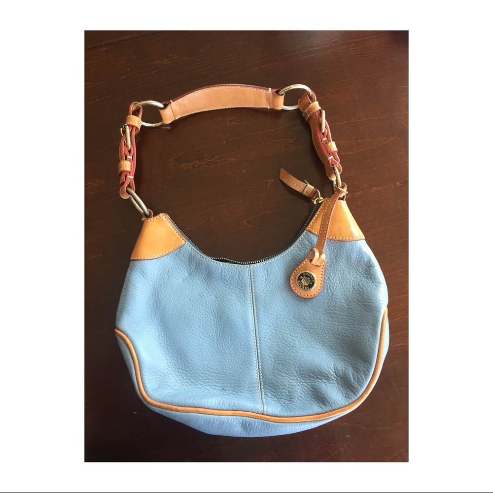 Light blue Dooney and Bourne hobo bag
