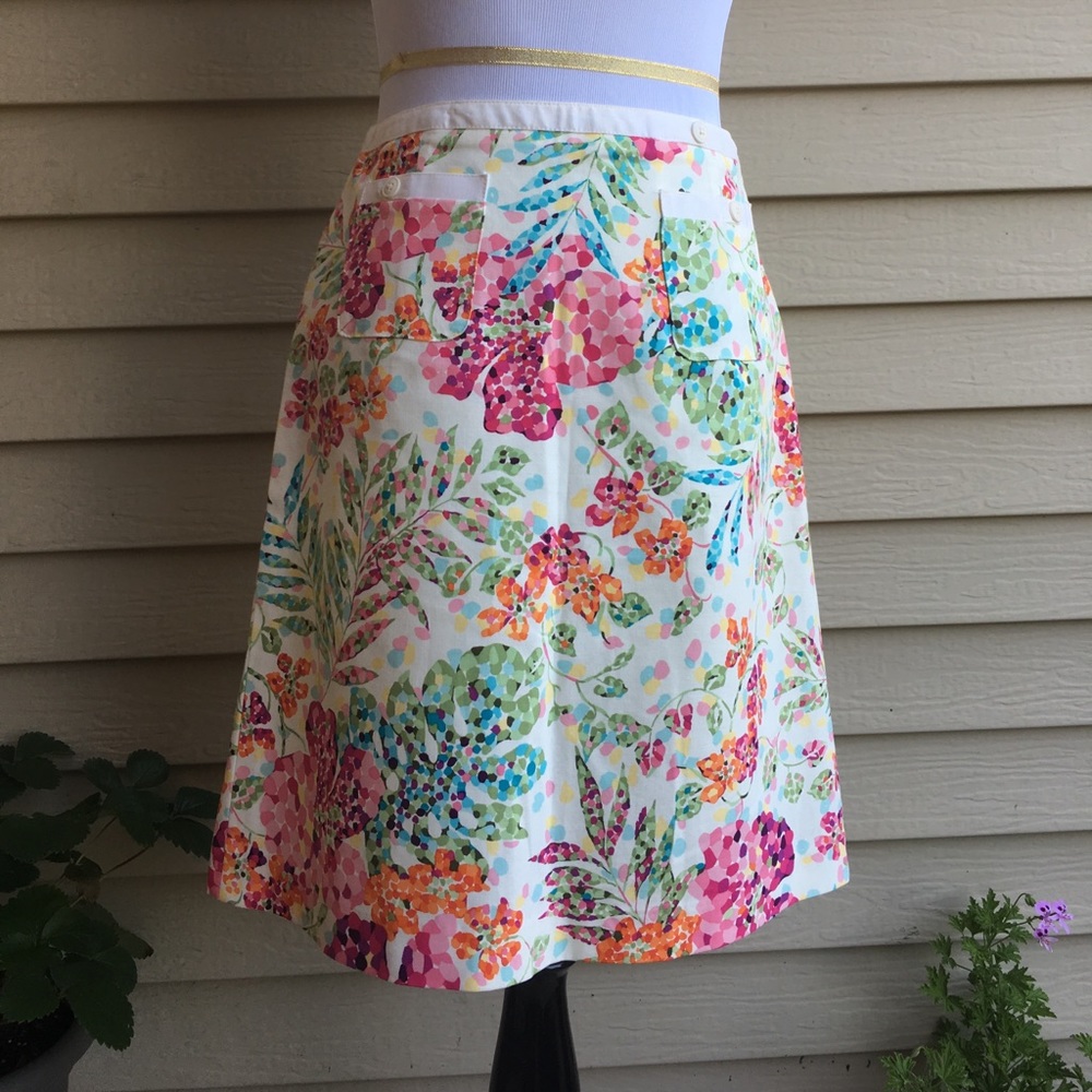 Talbots cotton summer skirt