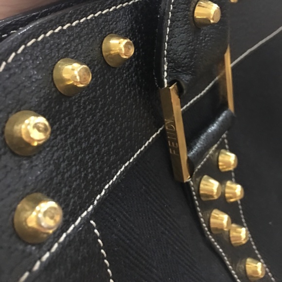 Fendi Studded Handbag - Picture 4 of 5