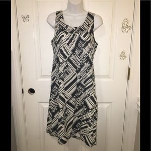 Madison Black and White Dress