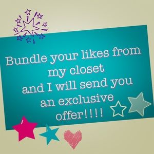 Bundle your likes and I will send you an offer!