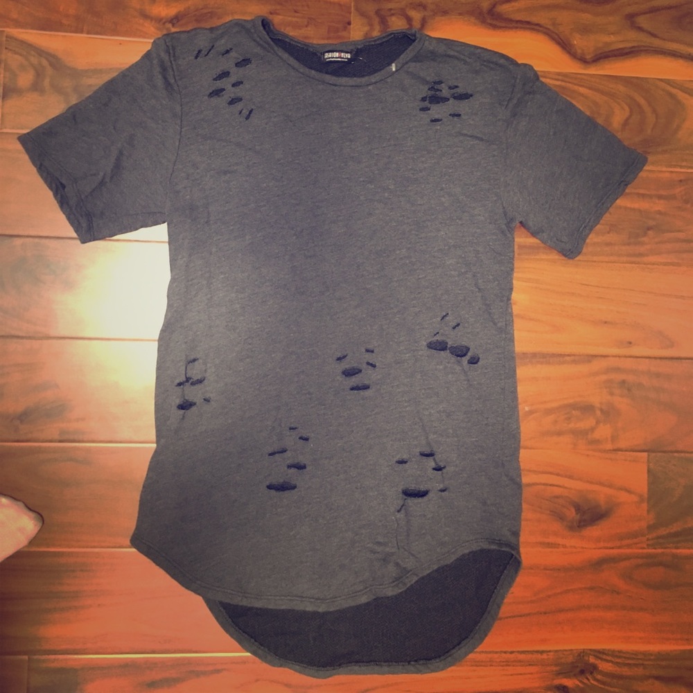 Distressed Cotton Dress - Fashion Nova