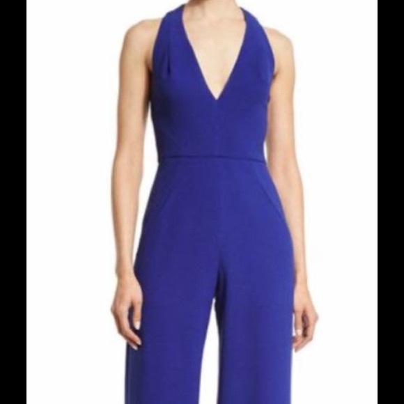 Black Halo Pants - Black Halo royal blue jumpsuit. NWT. Size 4.