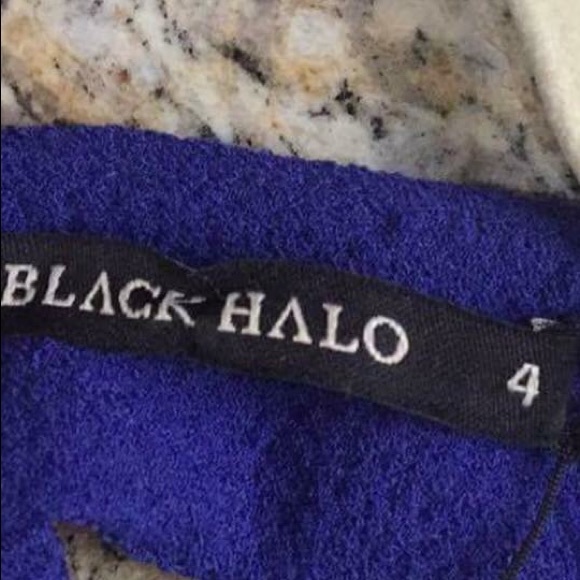 Black Halo royal blue jumpsuit. NWT. Size 4. - Picture 2 of 3