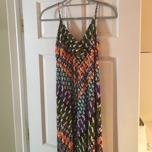 Calvin Klein Printed Maxi Dress