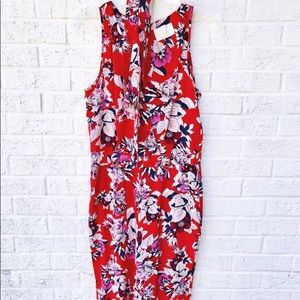 Anthropologie Floral Jumpsuit