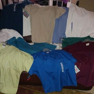 Small and xsmall scrubs, jackets, labcoats,dresses