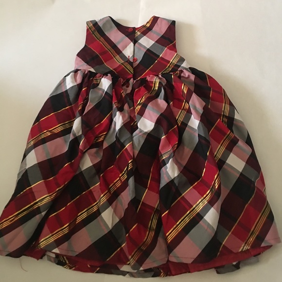 HOLIDAY EDITION RED BLACK FORMAL DRESS 4T - Picture 4 of 5